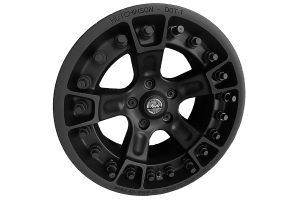 Hutchinson Rock Monster Beadlock Wheel 18x9 5x5 51mm Offset Black  - JT/JL/JK