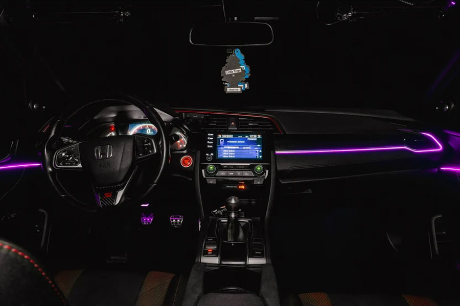 Oracle Dynamic ColorSHIFT 18-Piece Universal LED Interior Kit XL - Bluetooth Multi-Zone Lighting