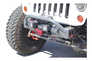 VKS Fab Felon Front Bumper - Winch Hoop - JK