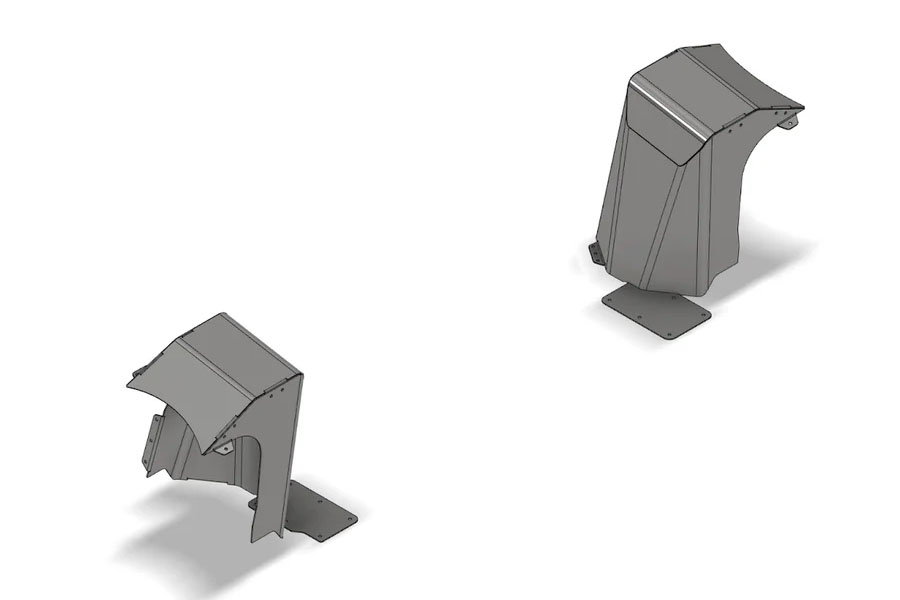 Motobilt Tower Covers for Rear Stretch Towers - JK