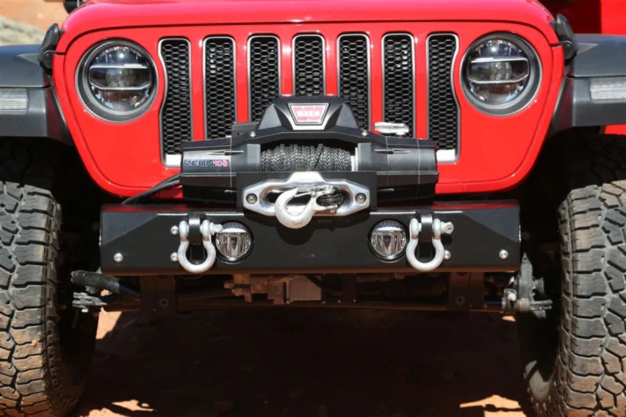 Rock Hard 4x4 Steel Freedom Series Grille Width Front Bumper - JT/JL