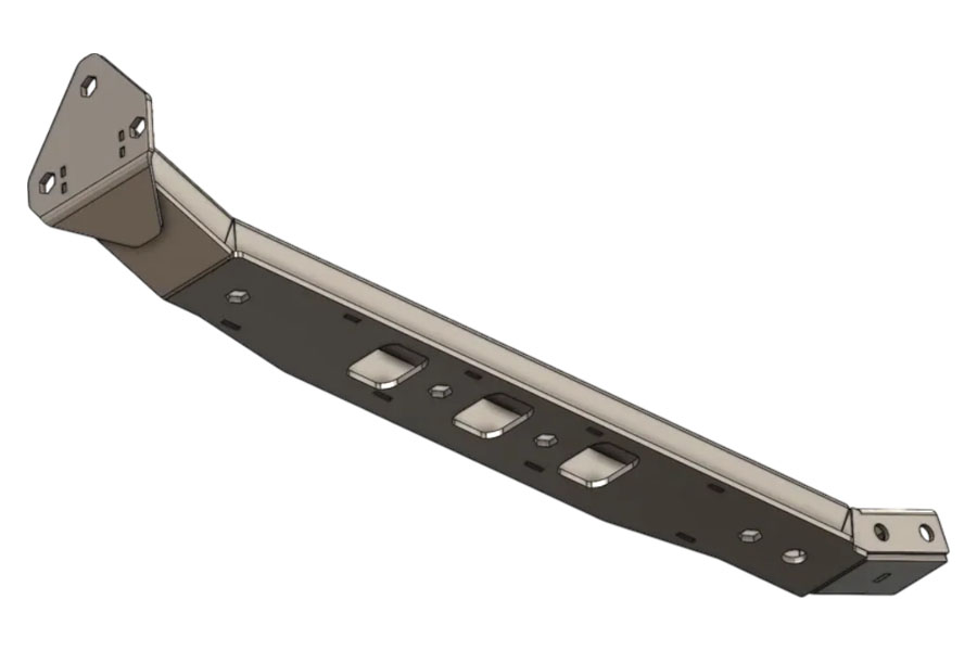 Next Venture Motorsports HD Transmission Crossmember - Bare - JL