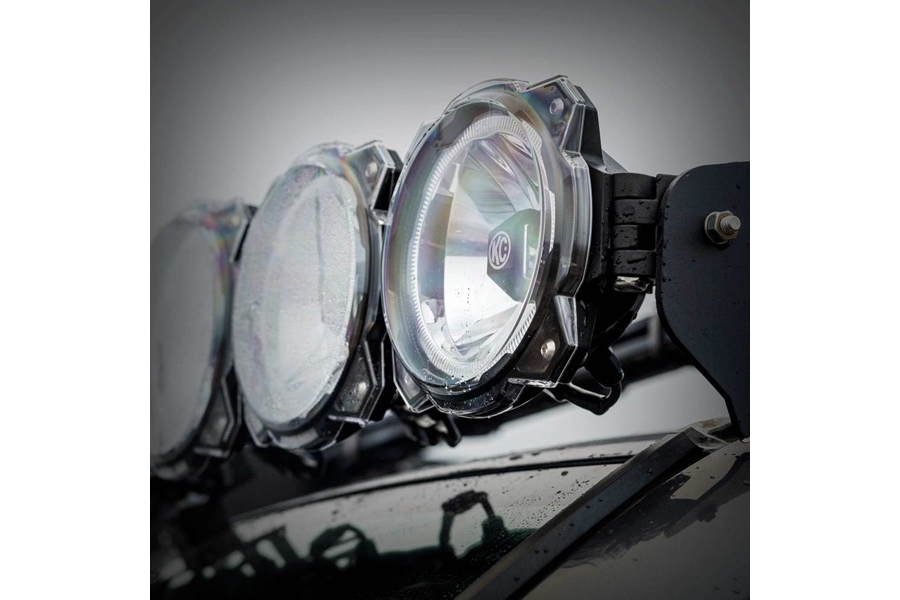 KC HiLiTES 6in Pro6 Gravity LED Light Shield - Clear