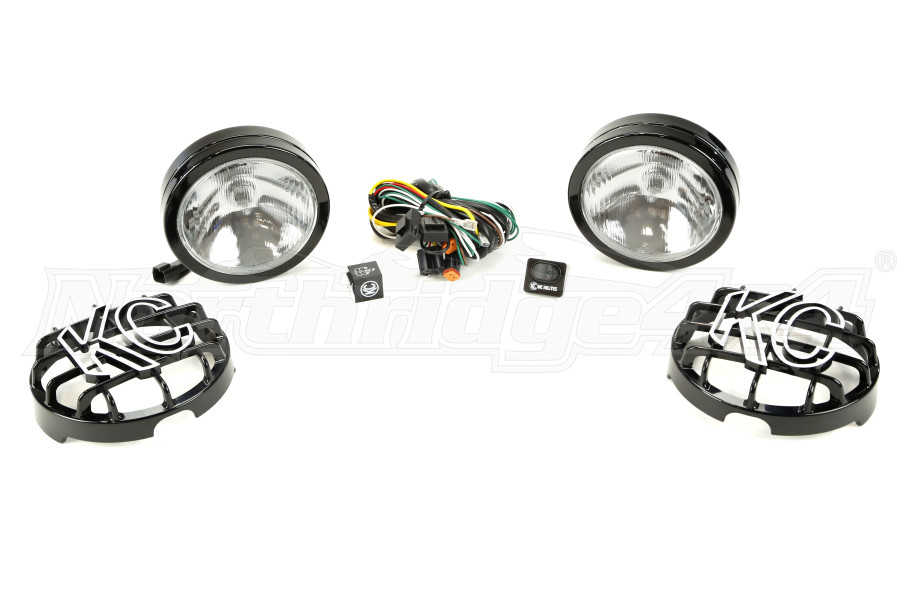 【国内正規品】 KC HiLiTES 124|Northridge4x4 | Lights Driving Halogen SlimLite ウイスキー