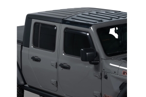 Putco Front and Rear Element Window Deflectors - Matte Black - JT/JL 4Dr
