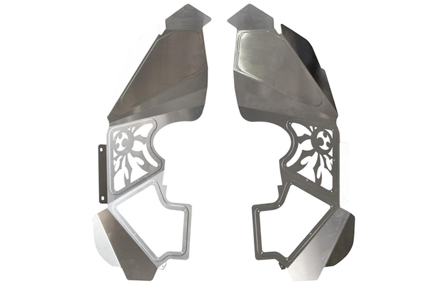 Poison Spyder Vented Inner Fenders - Raw - JK
