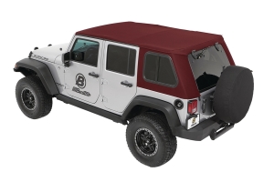 Bestop Trektop Pro Hybrid Soft Top, Red - JK 4dr