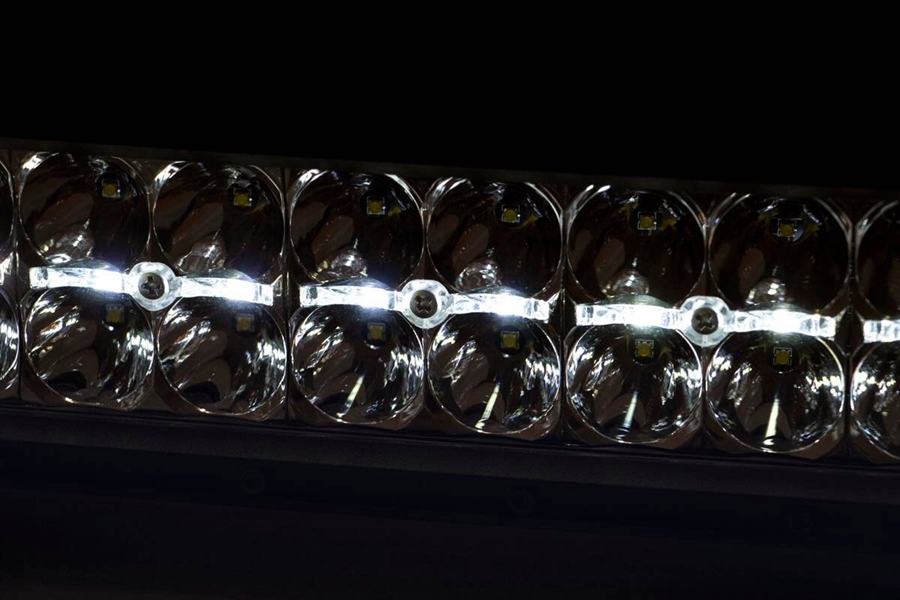 Rough Country 54in Dual Row Curved Cree LED Light Bar - White 