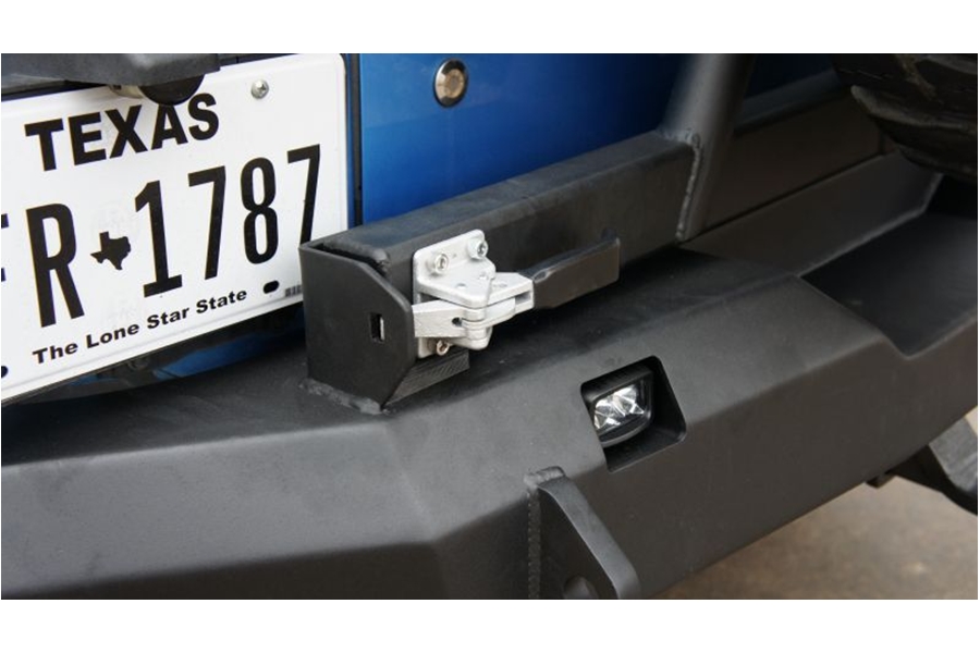 Road Armor Stealth Non-Winch Rear Bumper w/ Tire Carrier - Texture Black - JK
