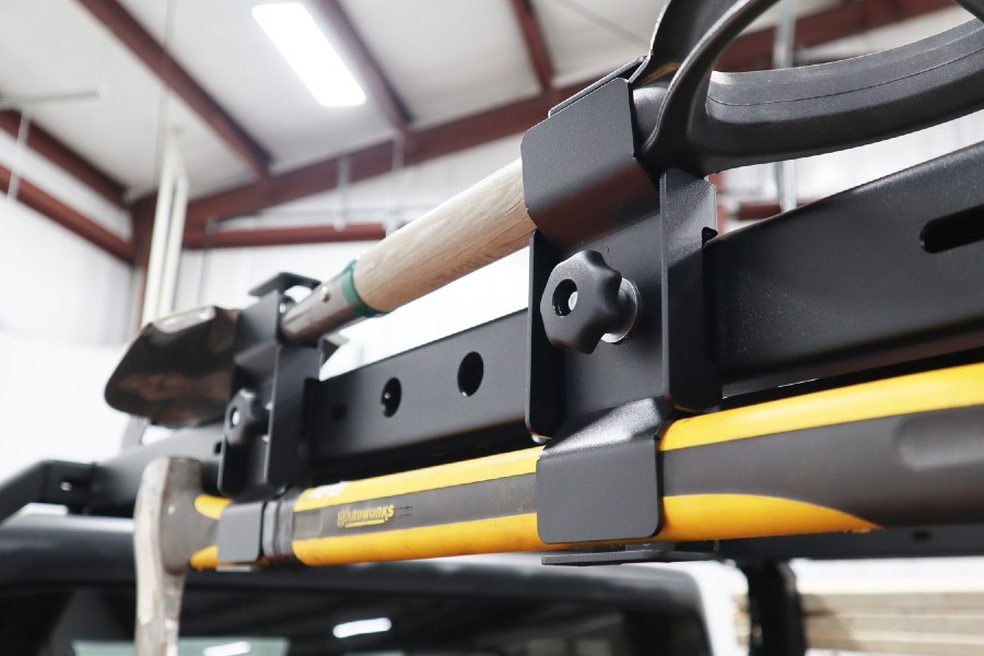 LOD Black Ops Bed Rack Trail Tool Single Mount - Black - JT