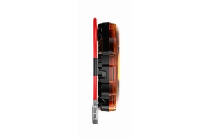 KC HiLiTES Cyclone V2 LED Single Light - Amber Lens 