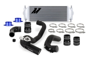 Mishimoto Performance Intercooler Kit, Black Pipes, Silver Core - Bronco 2021+