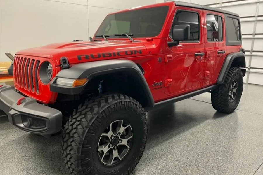EVO Manufacturing 2.5in Enforcer Overland Stage 2 PLUS Lift Kit w/ Comp Adjuster Shocks - JL Diesel 