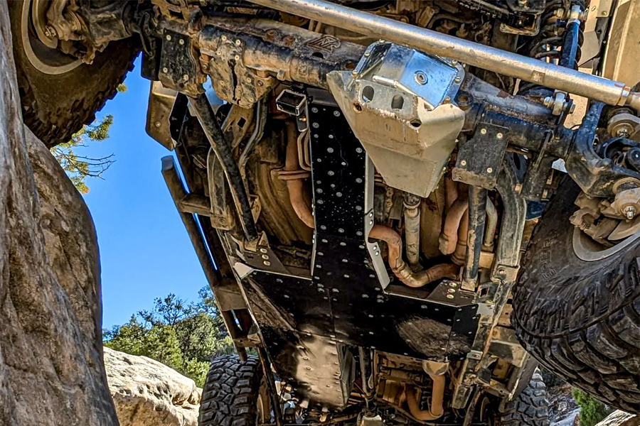 Next Venture Motorsports 7000-Series Aluminum Belly Skids, Includes E-Torque Skid - JL 2019-20 3.6 V6