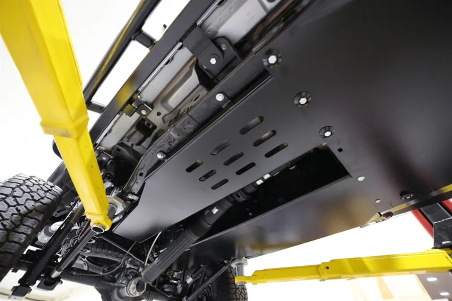 Rock Hard 4x4 Aluminum Complete Bellypan Skid Plate System w/ Dual Crossmembers - JT Diesel