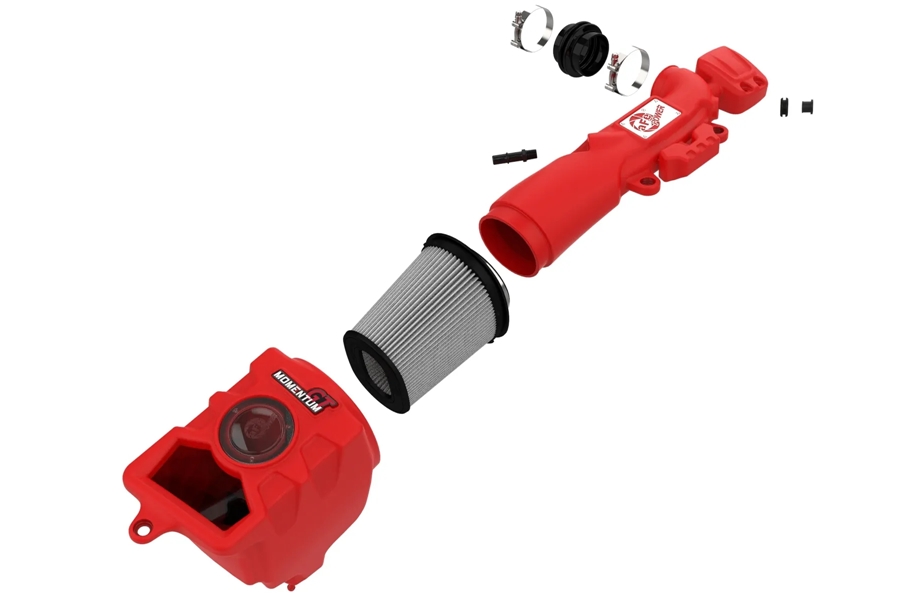 aFe Power Momentum GT Red Edition Cold Air Intake System w/ Pro DRY S Filter - JT/JL 3.6L