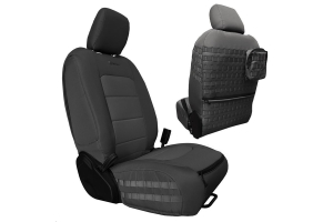 Bartact Tactical Front Seat Covers Graphite/Graphite - JL 4dr