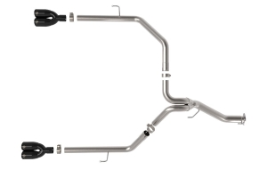 aFe Power Vulcan Series 3in to 2.5in DPF-Back Exhaust System - Black - JT Diesel
