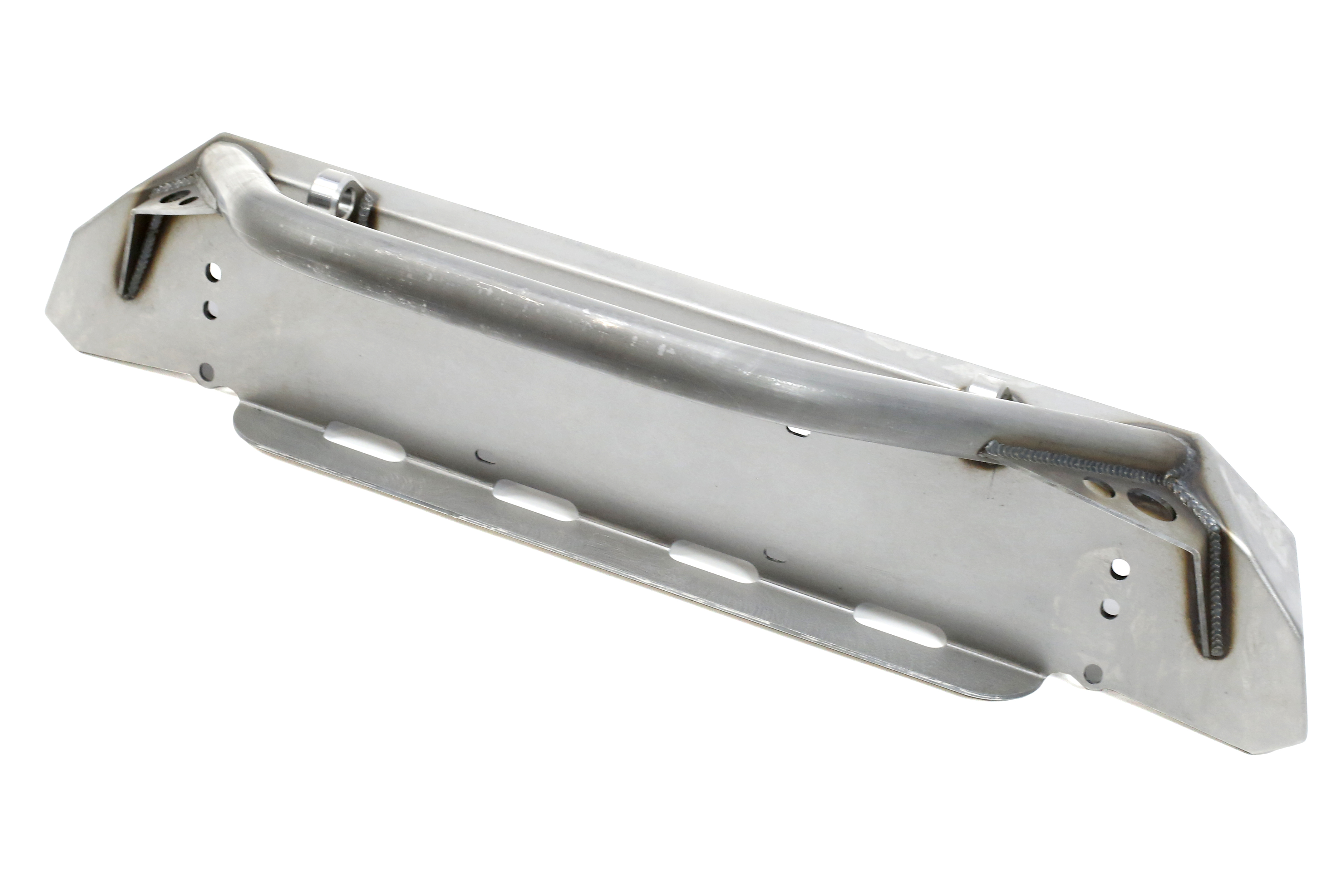 Poison Spyder RockBrawler Front Bumper w/Brawler Bar and Shackle Tabs Bare - LJ/TJ