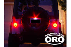Off Road Only LiteDOT LED Tail Lights and PlateLITE Package - LJ/TJ/YJ