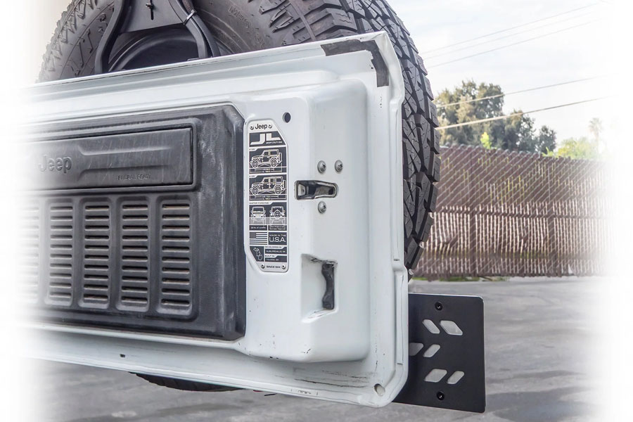 Turn Offroad License Plate Relocation Kit - JL