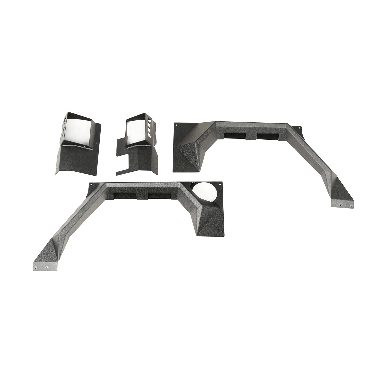 Rugged Ridge XHD Rear Armor Fenders  - JK 4Dr