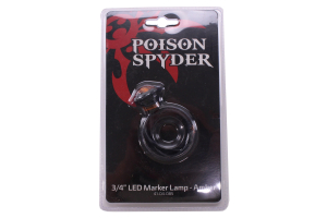 Poison Spyder 3/4in LED Marker Lamp, Amber