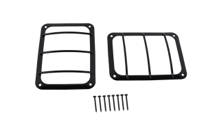 Kentrol Taillight Guard Set - Powdercoat Black  - JK 