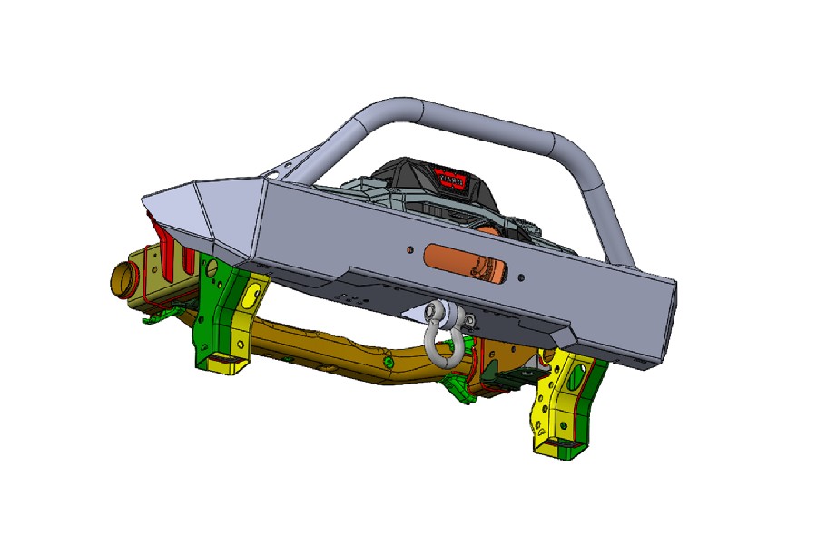 Savvy Offroad Krawler Lite Front Bumper Hoop - JT/JL/JK