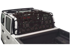 Dirty Dog 4x4 Rear Seat Netting, Black - JT