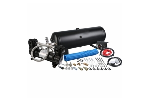 Bulldog Winch On Board Air Kit Twin Head 4.2CFM with 5-Gal Tank in-Cab Gauge and Switch
