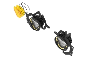 KC HiLiTES Flex ERA 3 Dual Mode SAE Fog Light Kit - JT/JL Non Rubicon
