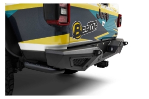 Bestop Rear Rock Rails - Matte Black - JT