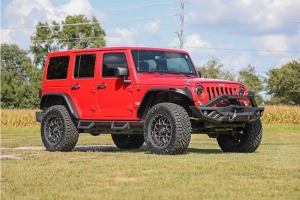 Rough Country High Clearance LED Flat Fender Flare Kit    - JK 