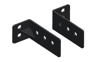 LOD Frame Tie-in Bracket For Rear Bumper - Black Powder Coated - CJ