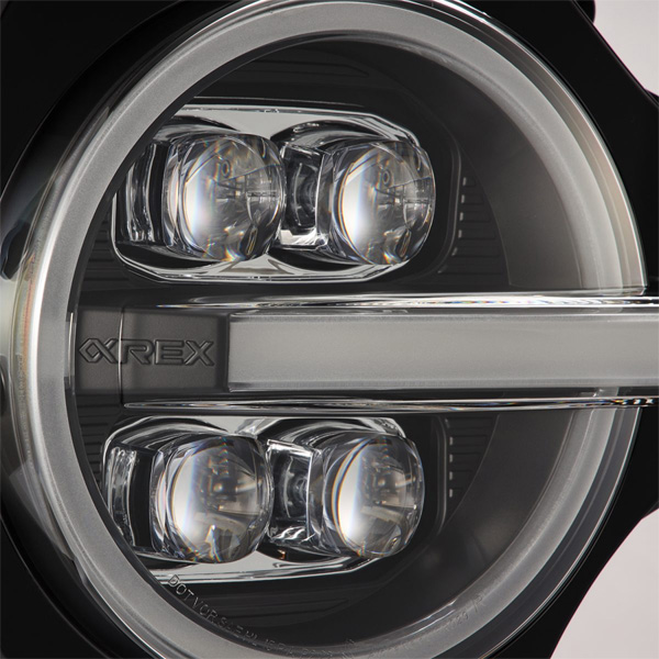 AlphaRex NOVA-Series LED Projector Headlights, Pair - Black - Bronco 2021+