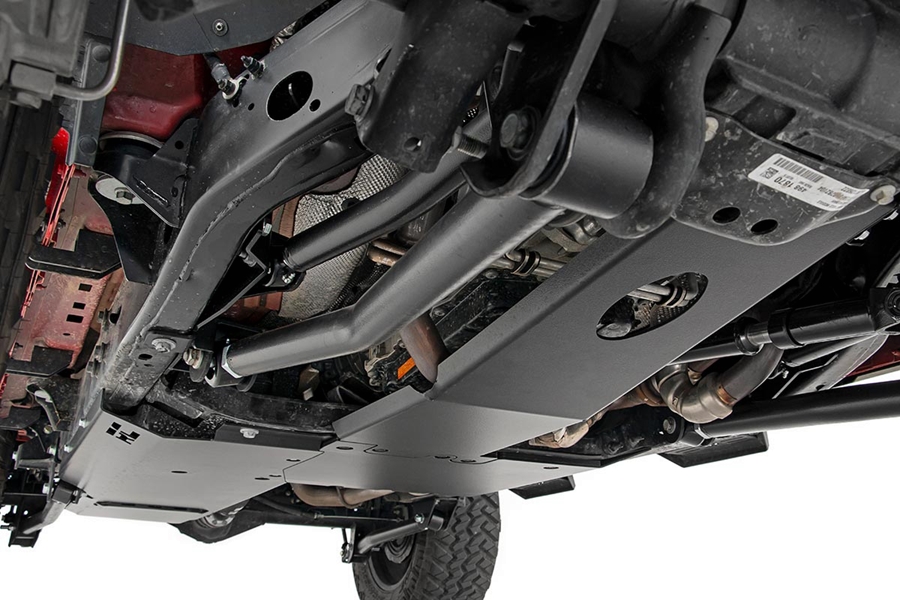 Rough Country Engine, Transfer Case and Gas Tank Skid Plate System  - JL 4Dr 3.6L