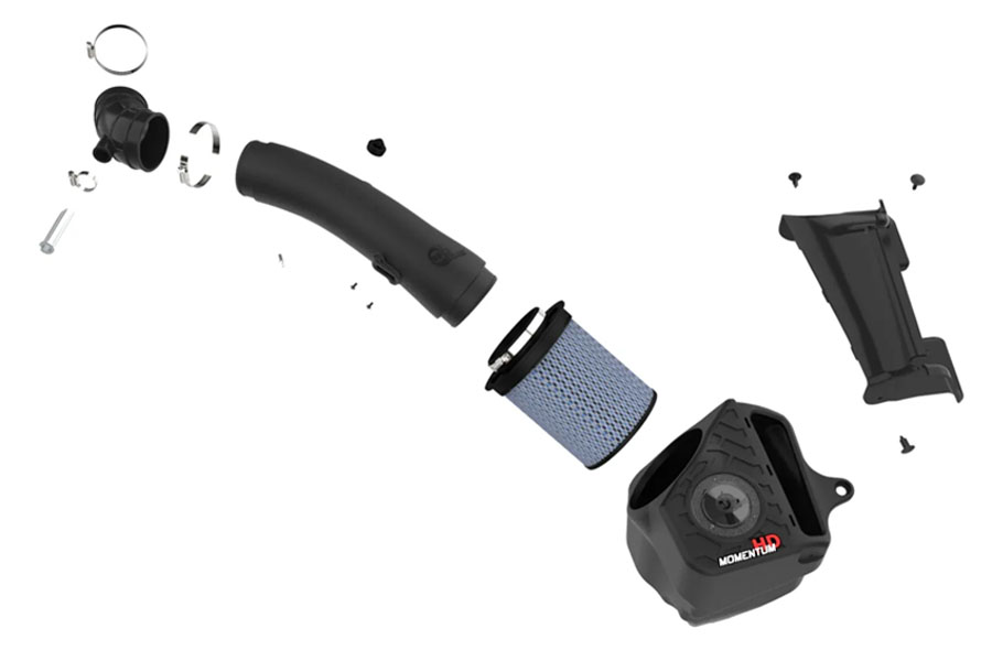 aFe POWER Momentum HD Cold Air Intake System w/ Pro 10R Filter - JL / JT Diesel