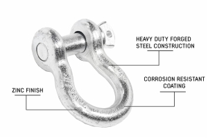 Overland Vehicle Systems 3/4in Recovery Shackle