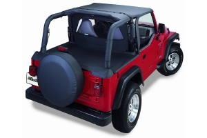 Bestop Targa-Style Bikini Top Package - TJ 2003-06 w/ Hardtop 