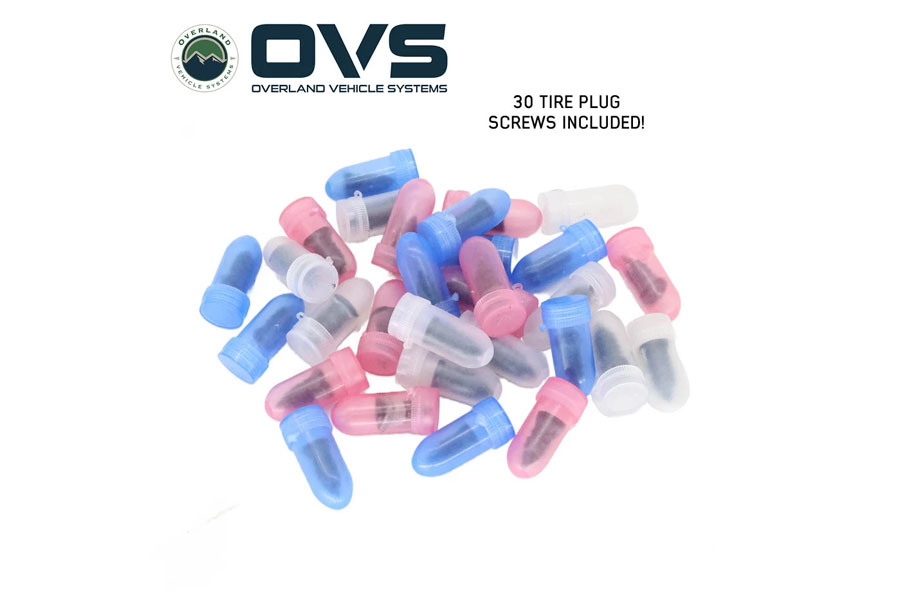 Overland Vehicle Systems Tire Repair Screw Plug Kit