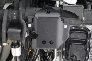 Rock Hard 4x4 Front Axle Disconnect FAD Skid Plate - Black - JT/JL 