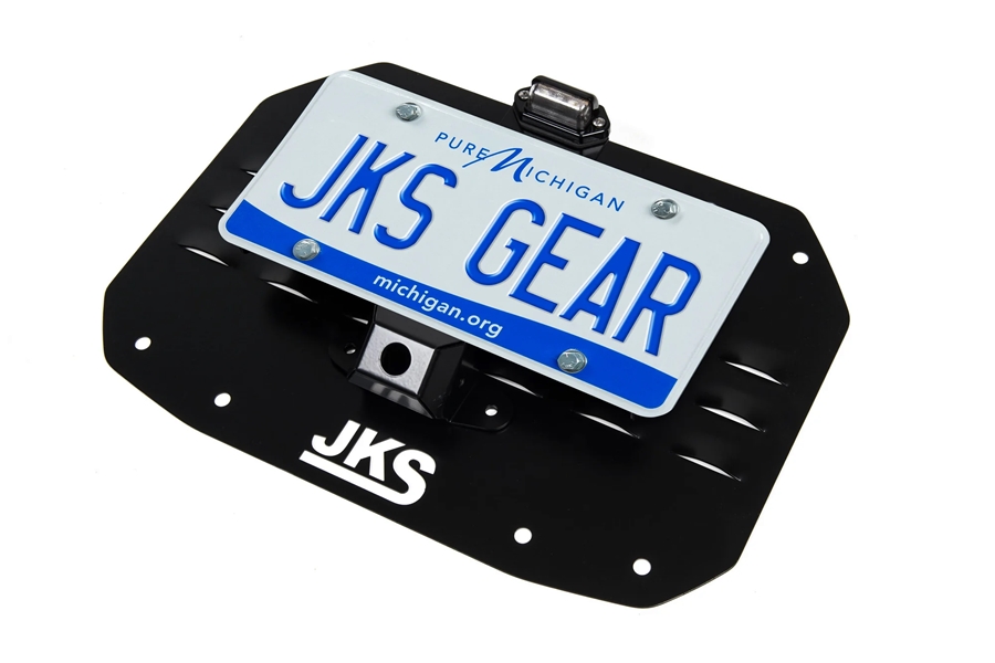 JKS Tailgate Vent Cover w/ License Plate and Camera Mount - JL