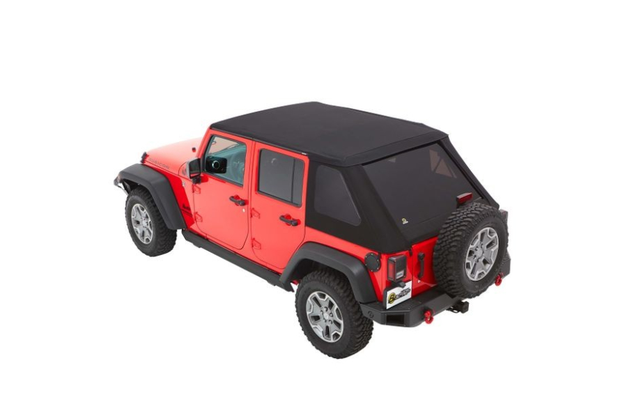 Jeep JK 4dr Bestop Trektop NX Plus Soft Top Black Diamond - Jeep Unlimited  Rubicon 2007-2018 | 56853-35|Northridge4x4