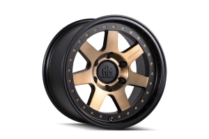 Wheel-1 Mayhem Prodigy 8300 Matte Black Wheel W/ Bronze Tint 17X9 5x5 - JT/JL/JK