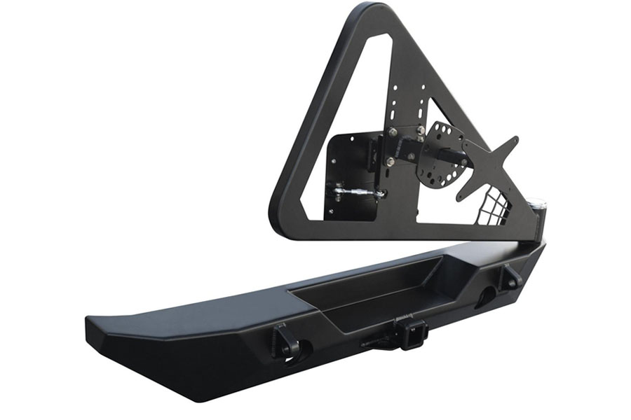 Poison Spyder Rock Brawler II Rear Tire Carrier - Bumper Only - JK