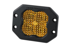 Diode Dynamics SS3 Sport Flush Mount LED Pod, ABL Yellow - Flood