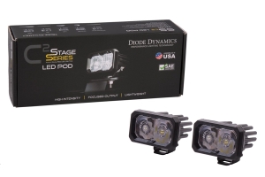 Diode Dynamics SSC2 Sport 2in LED Pods, ABL White - Spot