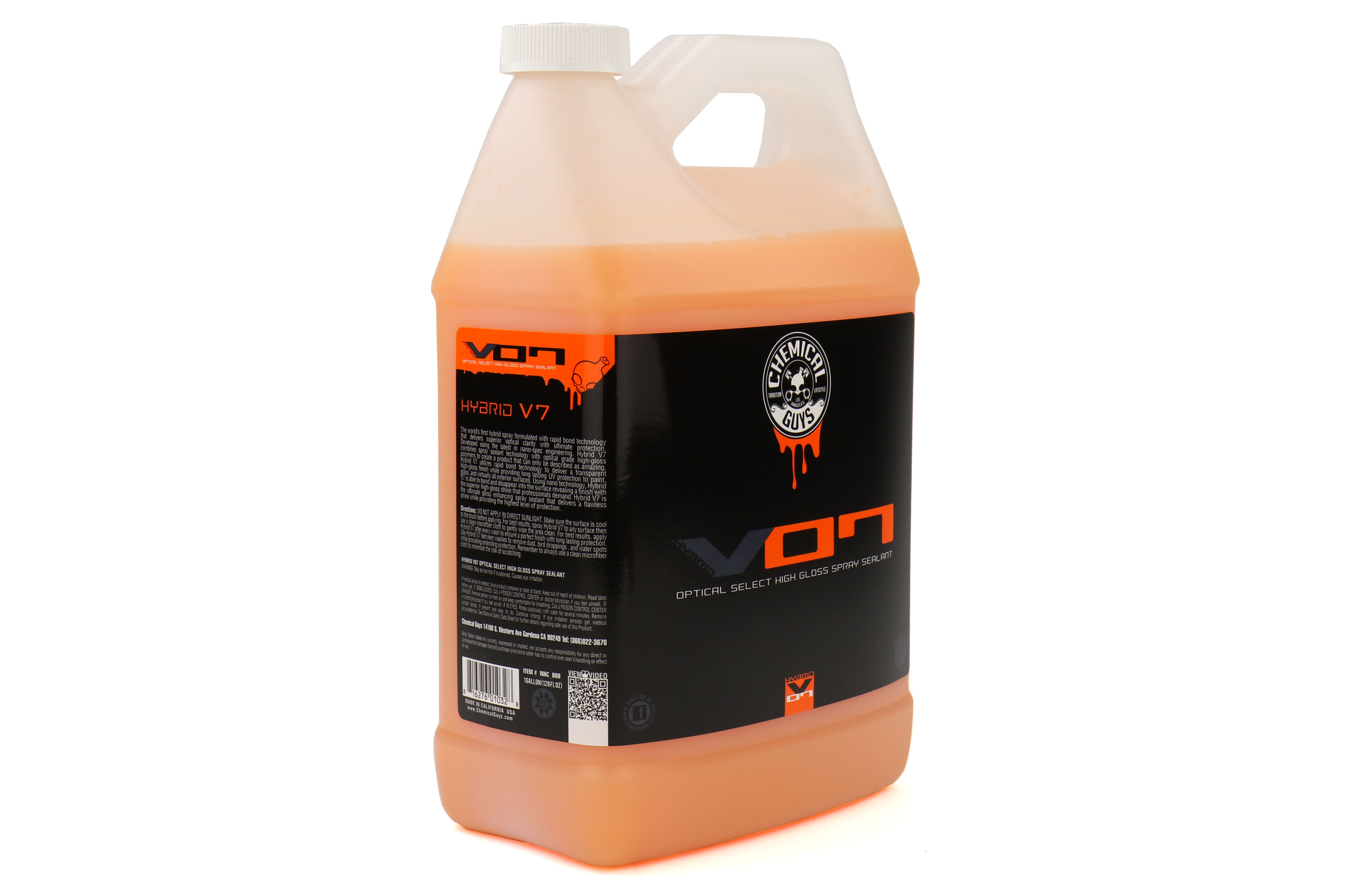 Chemical Guys Hybrid V7 Optical Select High-Gloss Spray Sealant and Quick Detailer - 1 Gal