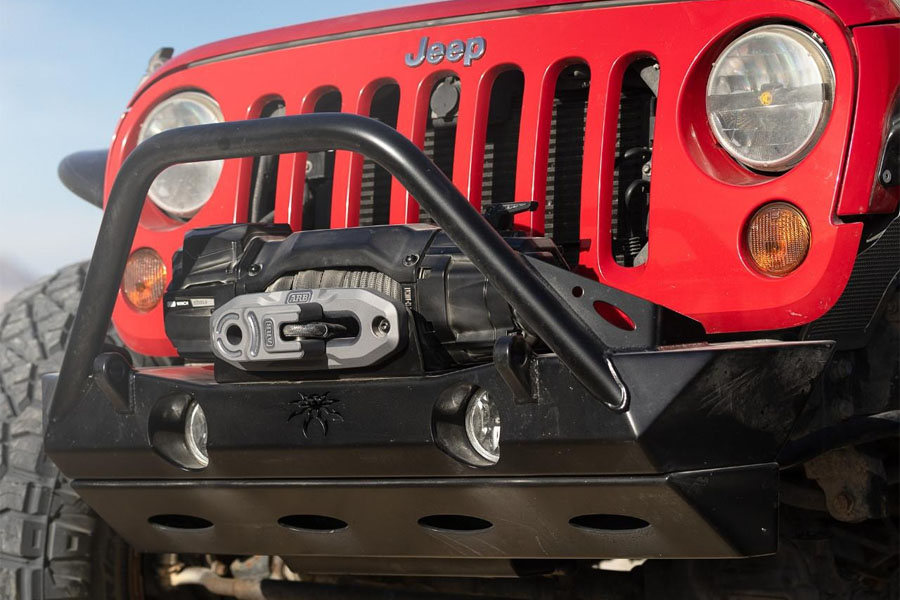 Poison Spyder Brawler Lite Front Bumper - Black - JK